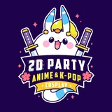 2D PARTY anime&k-pop Logo