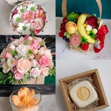 Букети з мила💐 Тверді шампуні 🧼 Натуральний шоколад🍫Аромасвічки 🕯️і аромасаше. Мило ручної роботи 🫶 Logo