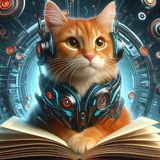 💜 Книжковий котик Logo