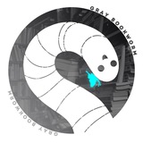gray bookworm🦋 Logo