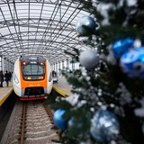 Ukrzaliznytsia & Deutsche Bahn production | News Війна🎅🎄🍾 Logo