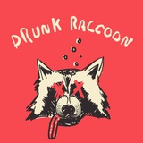 Drunk raccoon gang Logo