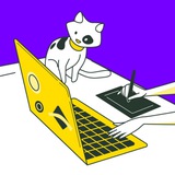 Мамкіна дизайнерка | Ai | Adobe Illustrator Logo