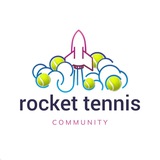 Rocket Tennis Community 🇺🇦🎾 Logo