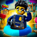 Mix blocks world Logo