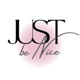 Just be nice Голубая 1435 Logo
