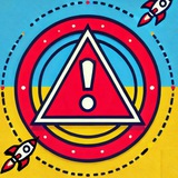 🚀🇺🇦 Ракетна небезпека - Захід🇺🇦🚀 Logo