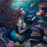BookMermaid & life 🧜🏼‍♀📚🌿 Logo