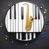 Безкоштовні ноти для фортепіано та саксофона | Piano & Sax Notes Logo