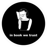 in book we trust Logo
