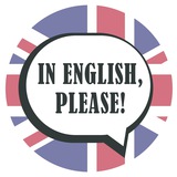 IN ENGLISH, PLEASE! Logo