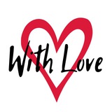 ❤️ with love - листівки та привітання Logo